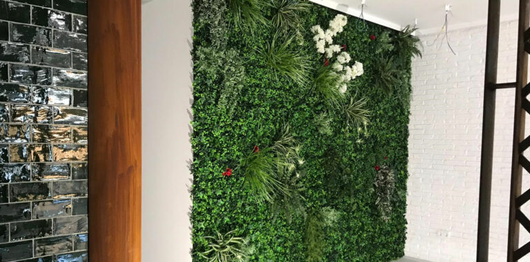 Opciones de diseño y estilos para jardines verticales artificiales